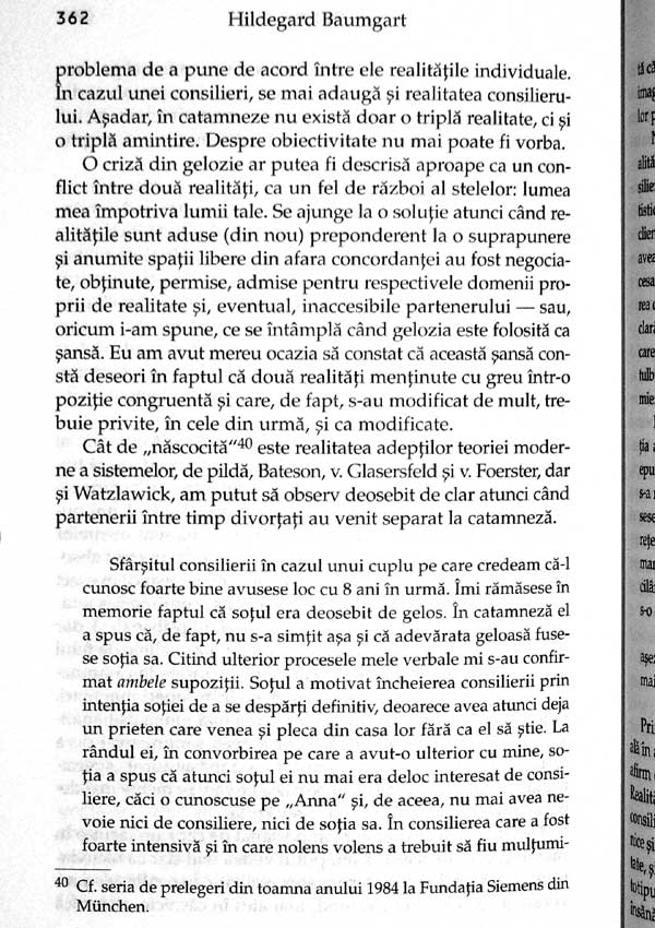 Forme ale geloziei. Experiente si incercari de solutionare in triunghiul relational - Hildegard Baumgart