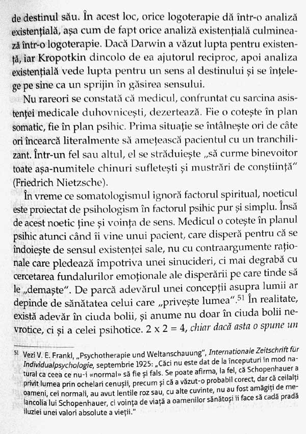 Teoria si terapia nevrozelor. Introducere in logoterapie si analiza existentiala - Viktor Frankl