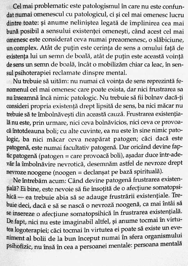 Teoria si terapia nevrozelor. Introducere in logoterapie si analiza existentiala - Viktor Frankl