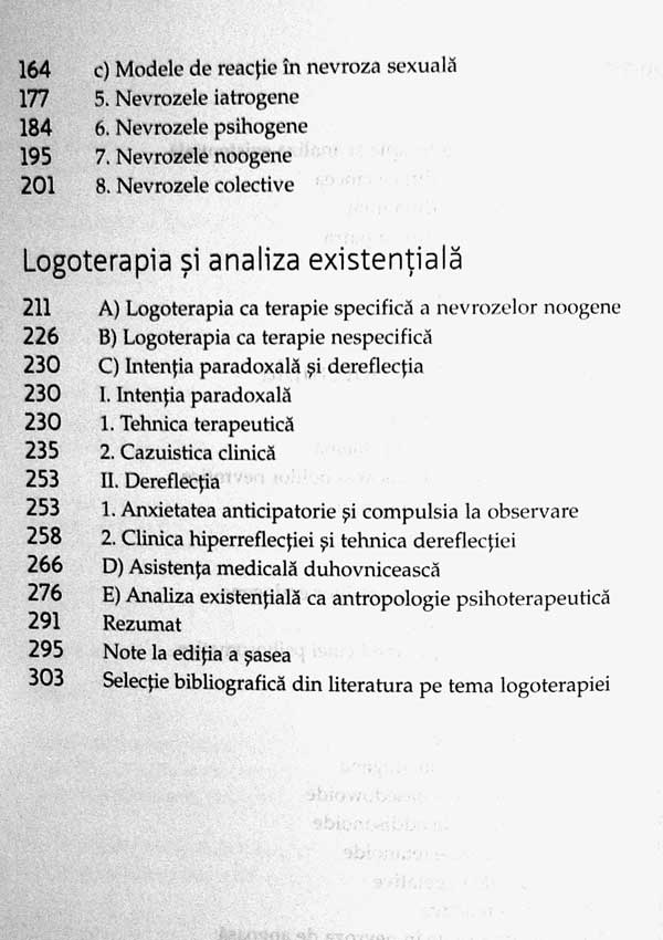 Teoria si terapia nevrozelor. Introducere in logoterapie si analiza existentiala - Viktor Frankl