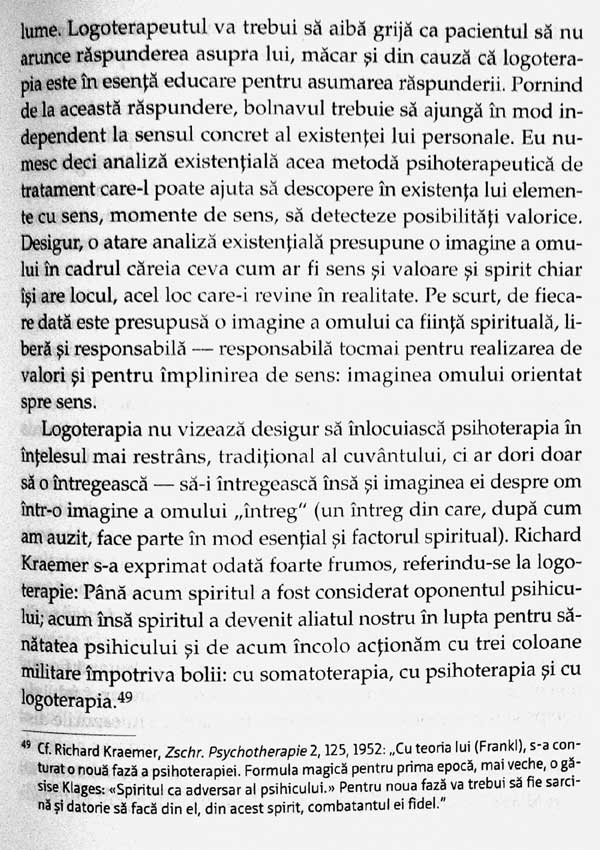 Teoria si terapia nevrozelor. Introducere in logoterapie si analiza existentiala - Viktor Frankl