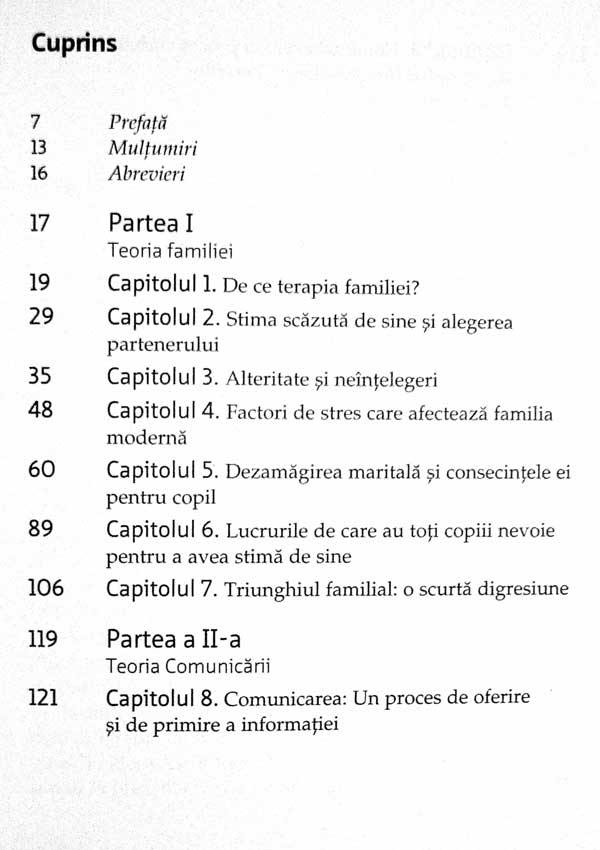 Terapia familiei - Virginia Satir