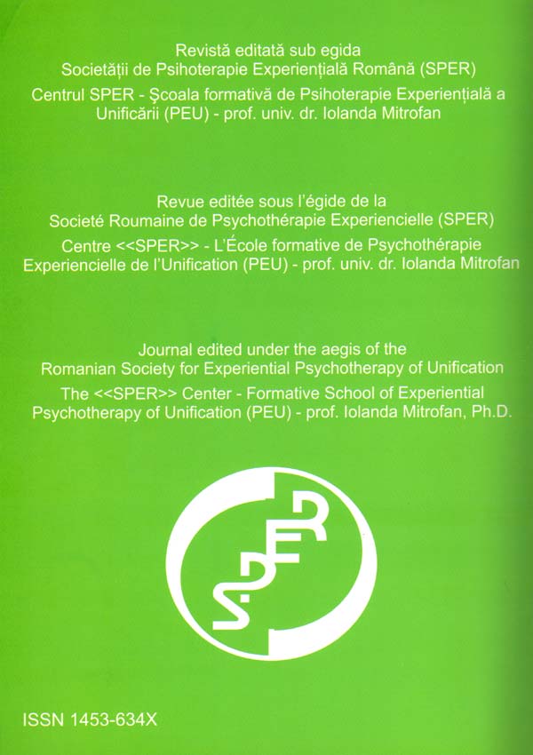Revista de psihoterapie experientiala (Nr. 37, Martie 2007) - Autori multipli 