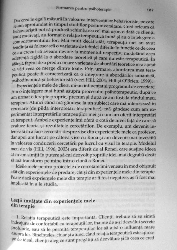 Formarea pentru psihoterapie - Jesse D. Geller