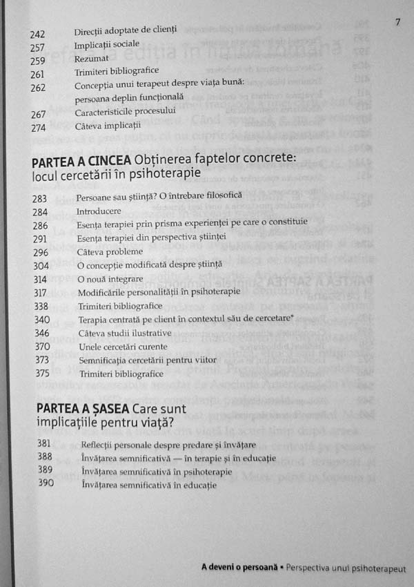A deveni o persoana - Carl R. Rogers