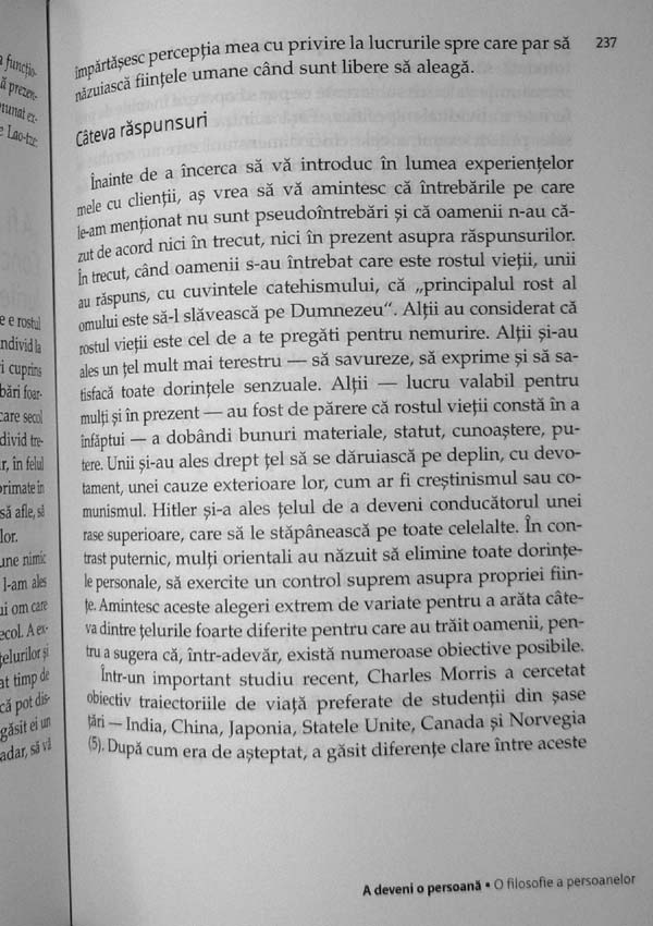 A deveni o persoana - Carl R. Rogers