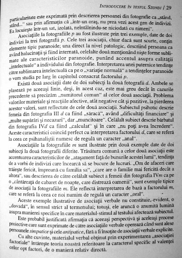 Introducere in testul Szondi - Susan Deri