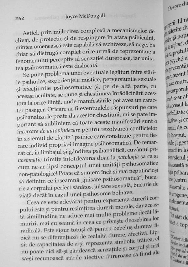 Pledoarie pentru o anumita anormalitate - Joyce McDougall