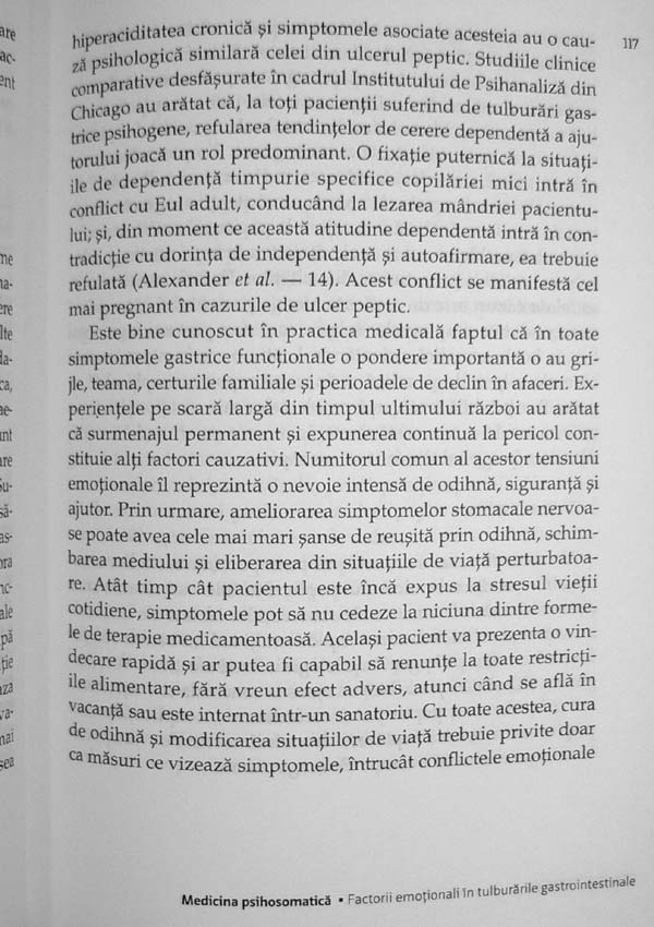 Medicina psihosomatica - Franz Alexander