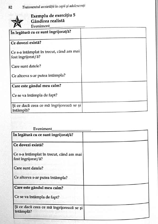Tratamentul anxietatii la copii si adolescenti. O abordare fundamentata stiintific - Ronald Rapee