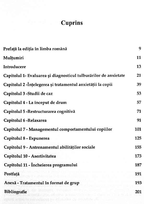 Tratamentul anxietatii la copii si adolescenti. O abordare fundamentata stiintific - Ronald Rapee