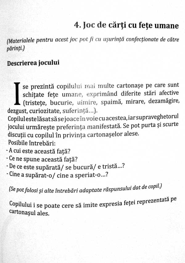 Jocuri terapeutice - Oana Benga