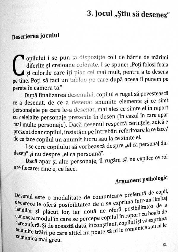 Jocuri terapeutice - Oana Benga