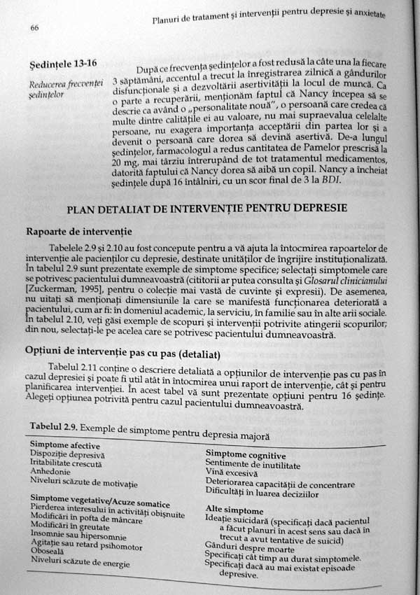Planuri de tratament si interventii pentru depresie si anxietate - Robert L. Leahy