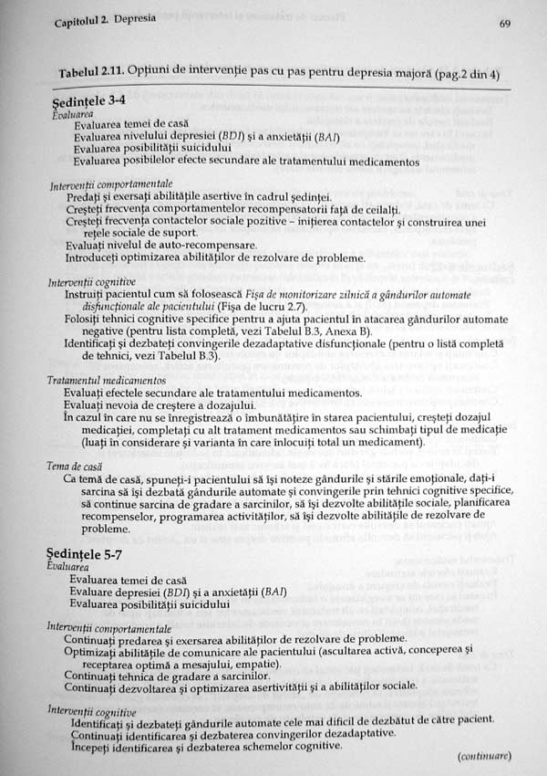 Planuri de tratament si interventii pentru depresie si anxietate - Robert L. Leahy