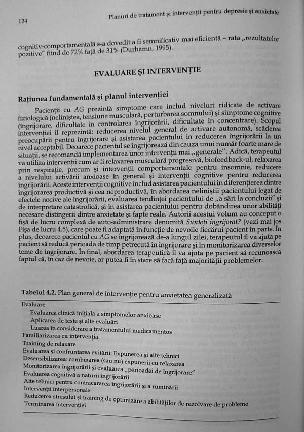 Planuri de tratament si interventii pentru depresie si anxietate - Robert L. Leahy
