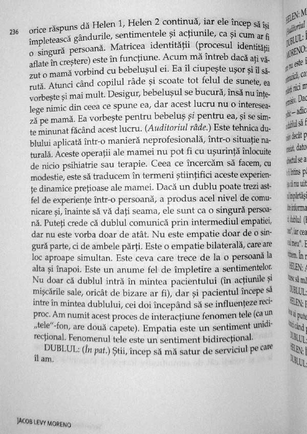 Scrieri fundamentale. Despre psihodrama, metoda de grup si spontaneitate - Jacob Levy Moreno