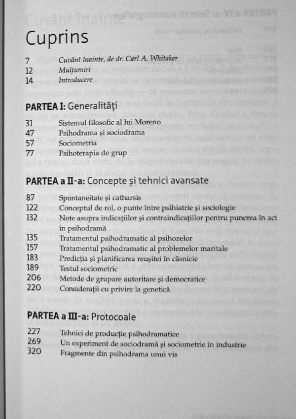 Scrieri fundamentale. Despre psihodrama, metoda de grup si spontaneitate - Jacob Levy Moreno