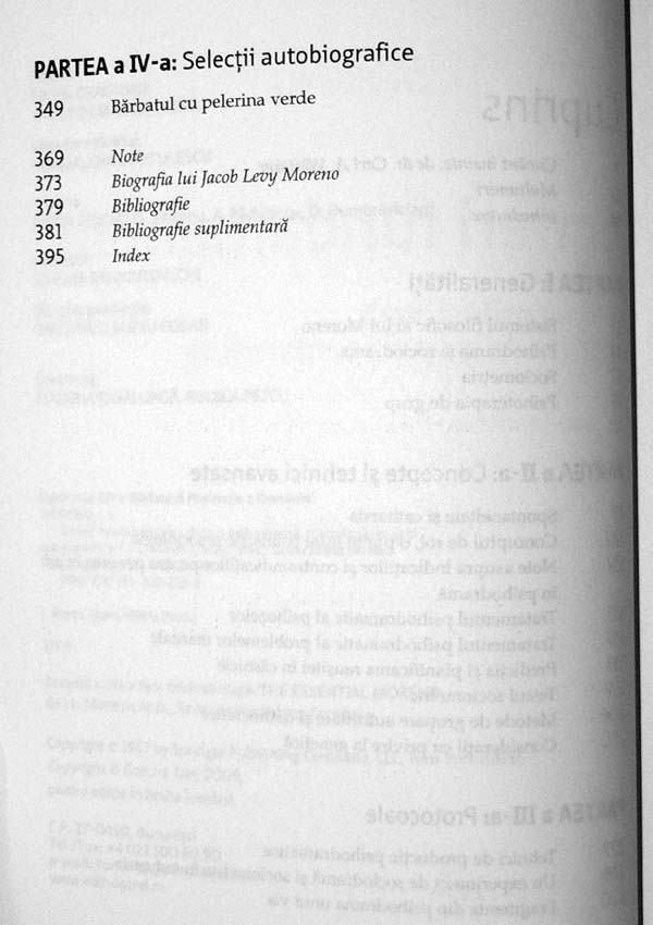 Scrieri fundamentale. Despre psihodrama, metoda de grup si spontaneitate - Jacob Levy Moreno