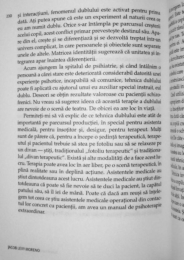 Scrieri fundamentale. Despre psihodrama, metoda de grup si spontaneitate - Jacob Levy Moreno