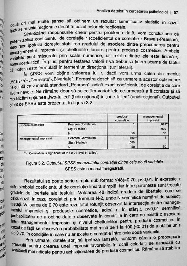 Analiza datelor in cercetarea psihologica - Florin A. Sava