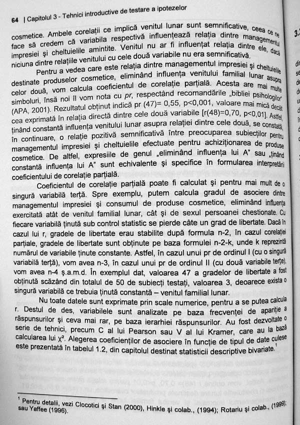 Analiza datelor in cercetarea psihologica - Florin A. Sava