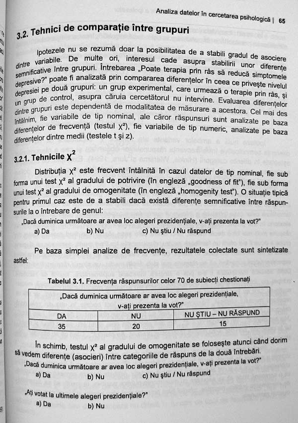 Analiza datelor in cercetarea psihologica - Florin A. Sava