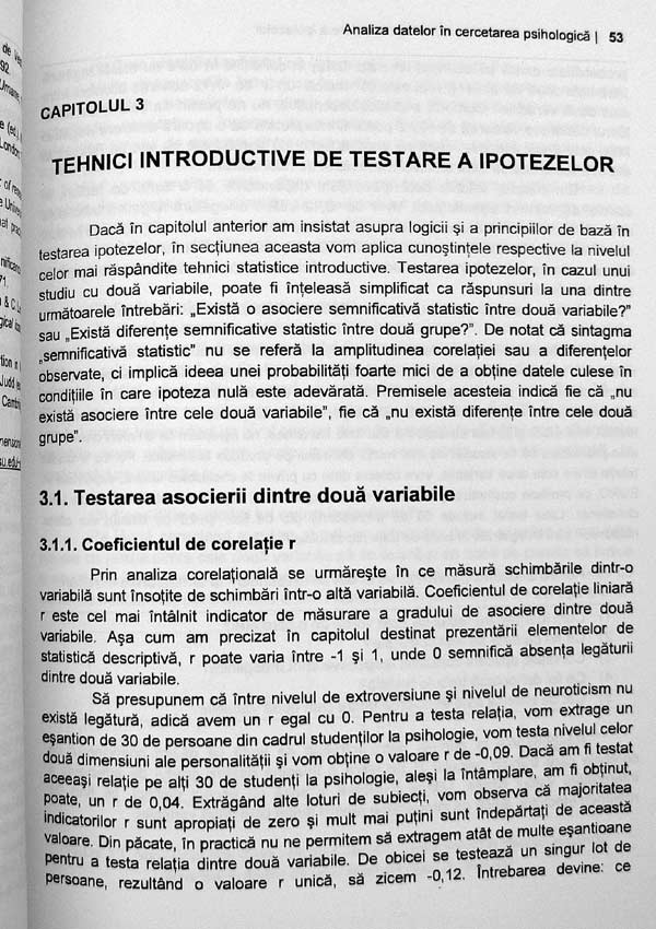 Analiza datelor in cercetarea psihologica - Florin A. Sava