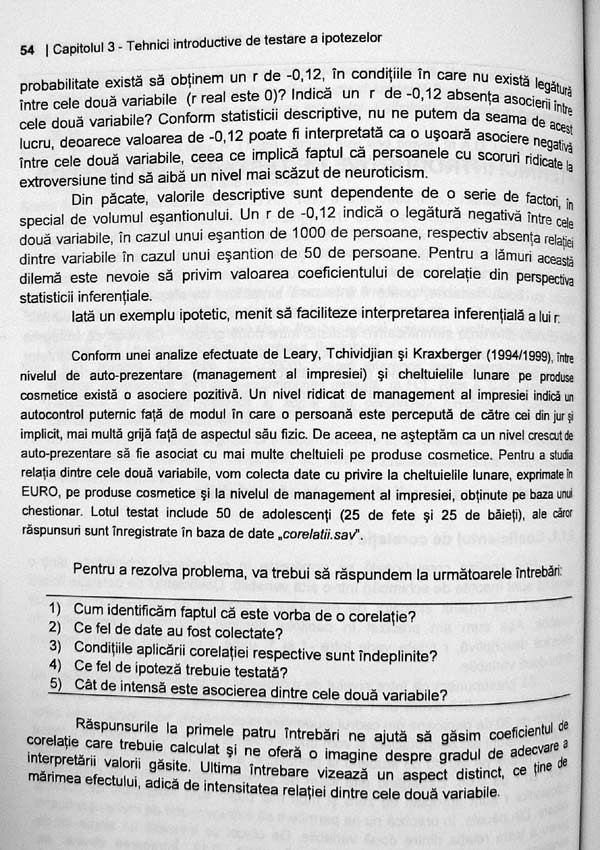 Analiza datelor in cercetarea psihologica - Florin A. Sava