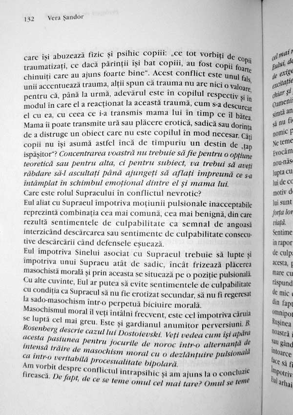Itinerar de psihanaliza - Vera Sandor