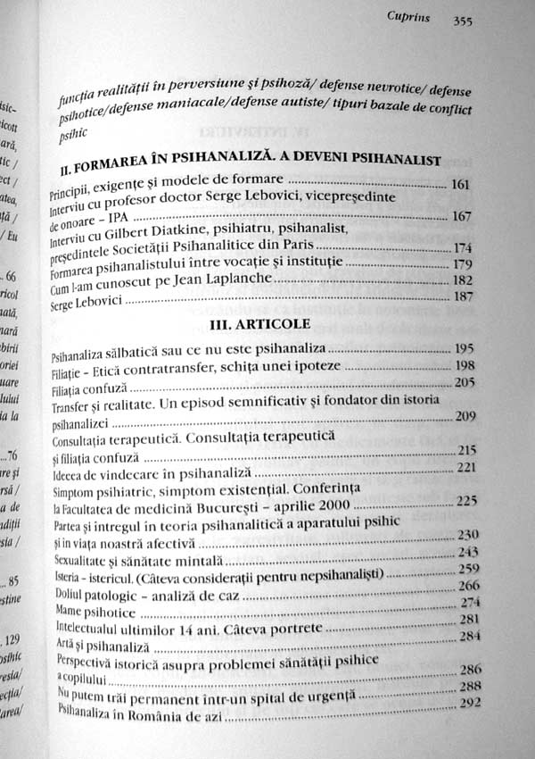 Itinerar de psihanaliza - Vera Sandor