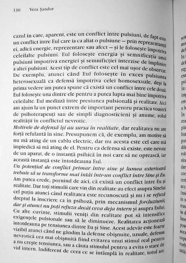 Itinerar de psihanaliza - Vera Sandor