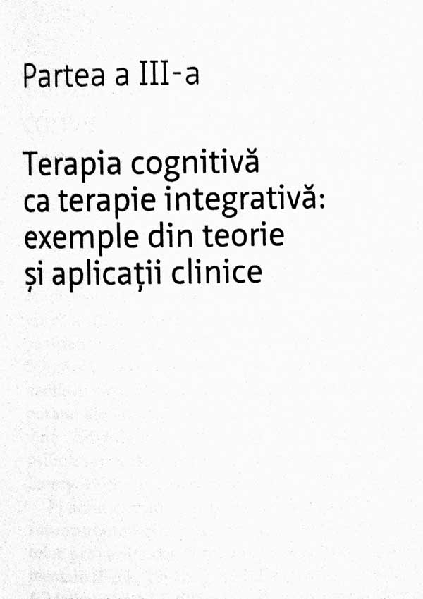 Puterea integratoare a psihoterapiei cognitive - Aaron T. Beck
