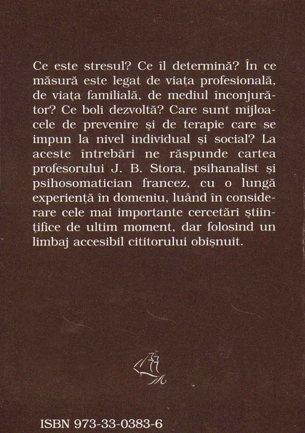 Stresul - Jean-Benjamin Stora