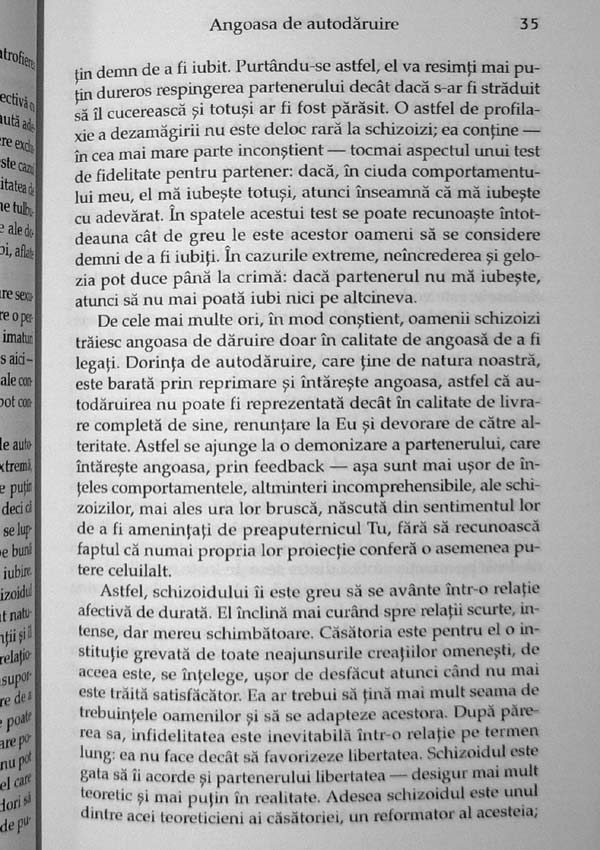 Formele fundamentale ale angoasei. Studiu de psihologie abisala - Fritz Riemann
