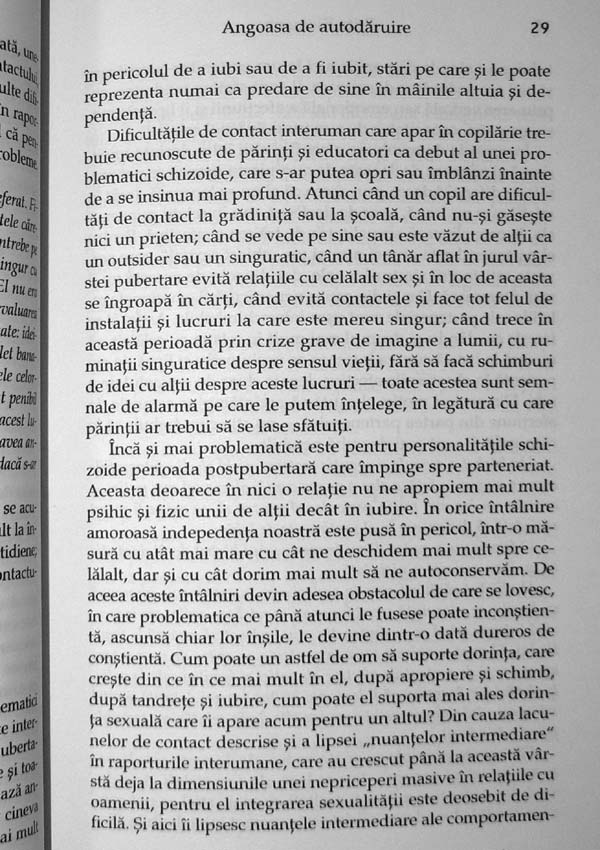 Formele fundamentale ale angoasei. Studiu de psihologie abisala - Fritz Riemann