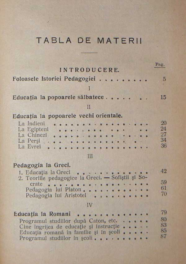 Istoria pedagogiei - I. Gavanescul
