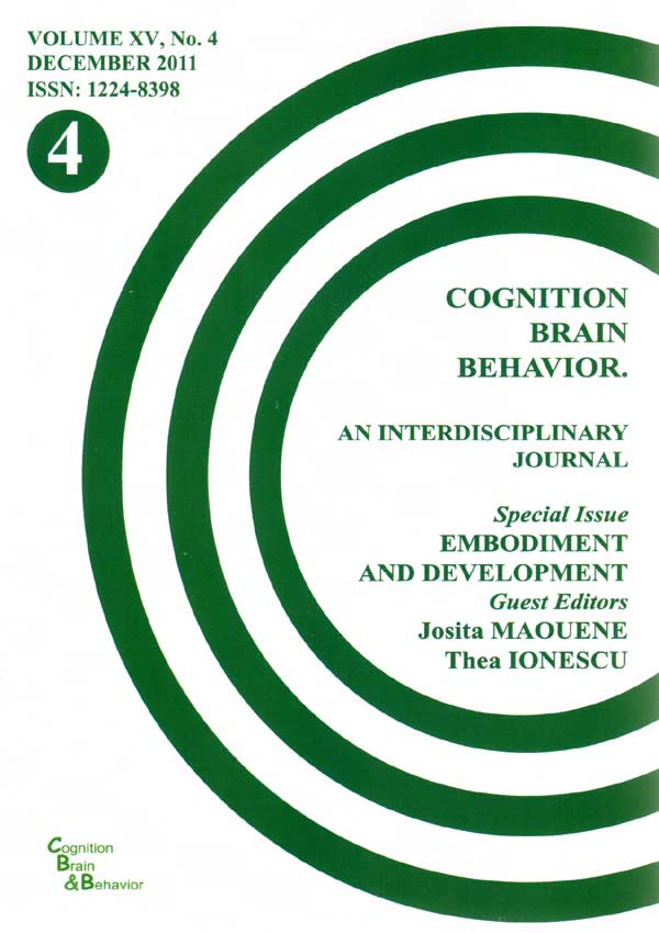Cognition, Brain, Behavior. An Interdisciplinary Journal (December 2011) - Autori multipli 