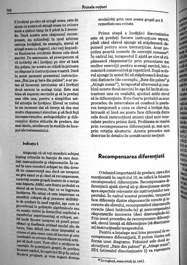 Educarea persoanelor cu intarzieri de dezvoltare. Tehnici de baza ale interventiei comportamentale - O. Ivar Lovaas
