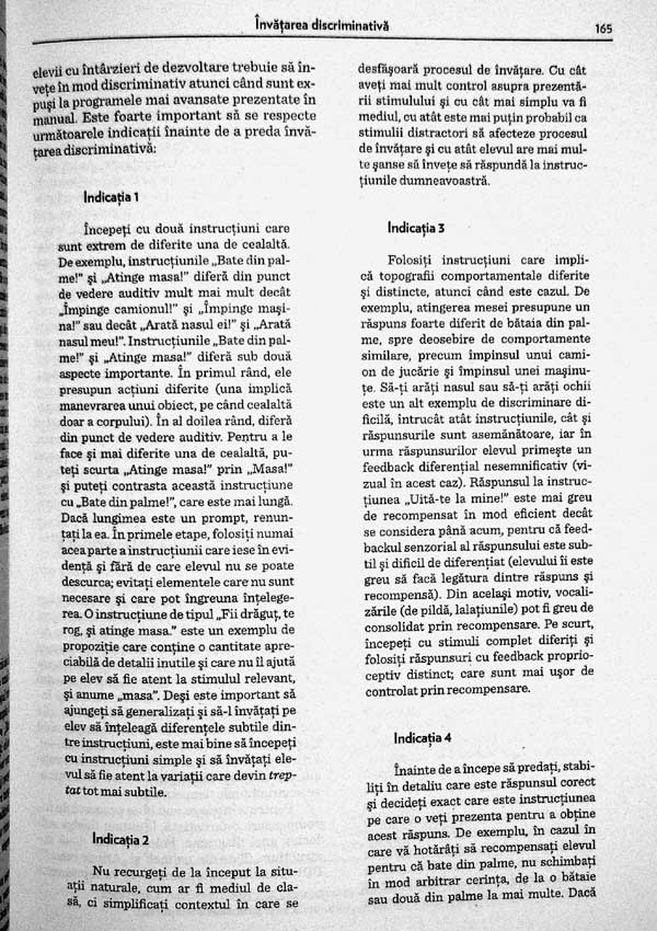Educarea persoanelor cu intarzieri de dezvoltare. Tehnici de baza ale interventiei comportamentale - O. Ivar Lovaas