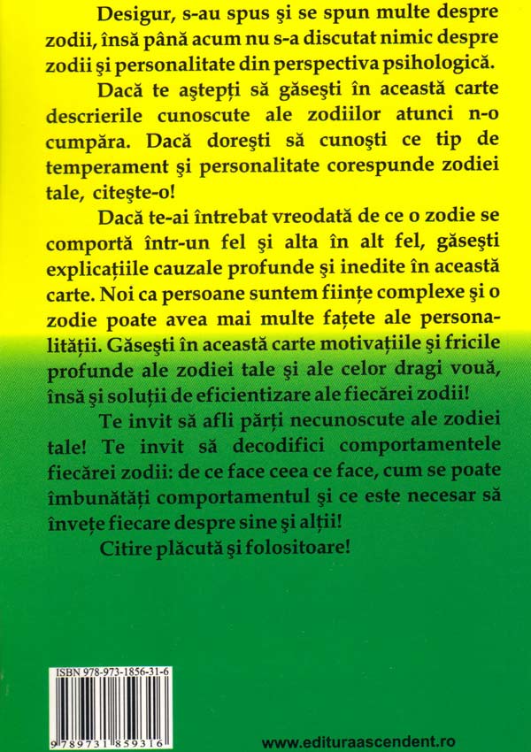 Imbunatateste relatia cu tine si cu ceilalti prin psihoastrologie! - Cristiana Alexandra Levitchi