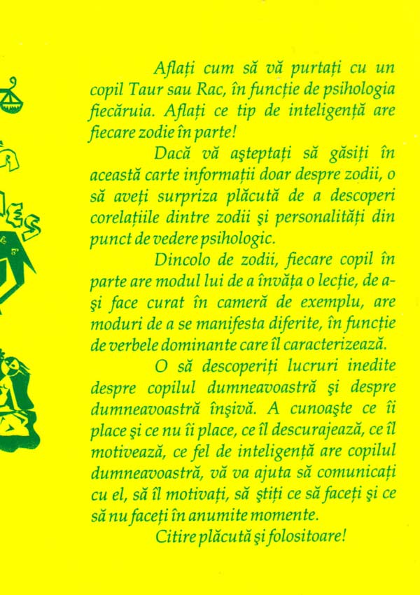 Educa-ti copilul descoperind trasaturile sale psihoastrologice - Cristiana Alexandra Levitchi