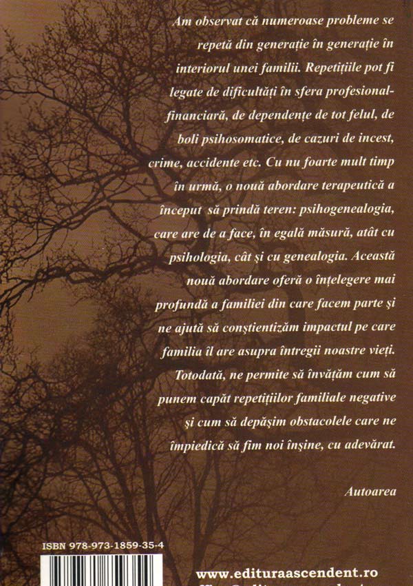 Aschia nu sare departe de trunchi. Eliberati-va de scenariile familiale negative cu ajutorul psihogenealogiei - Joe-Ann Benoit