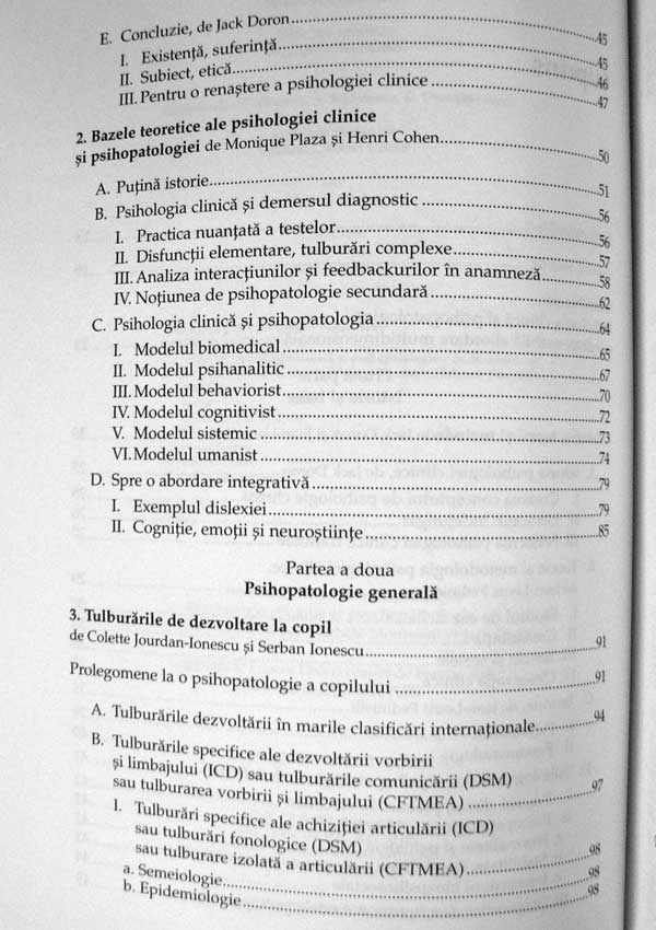Tratat de psihologie clinica si psihopatologie - Michele Montreuil
