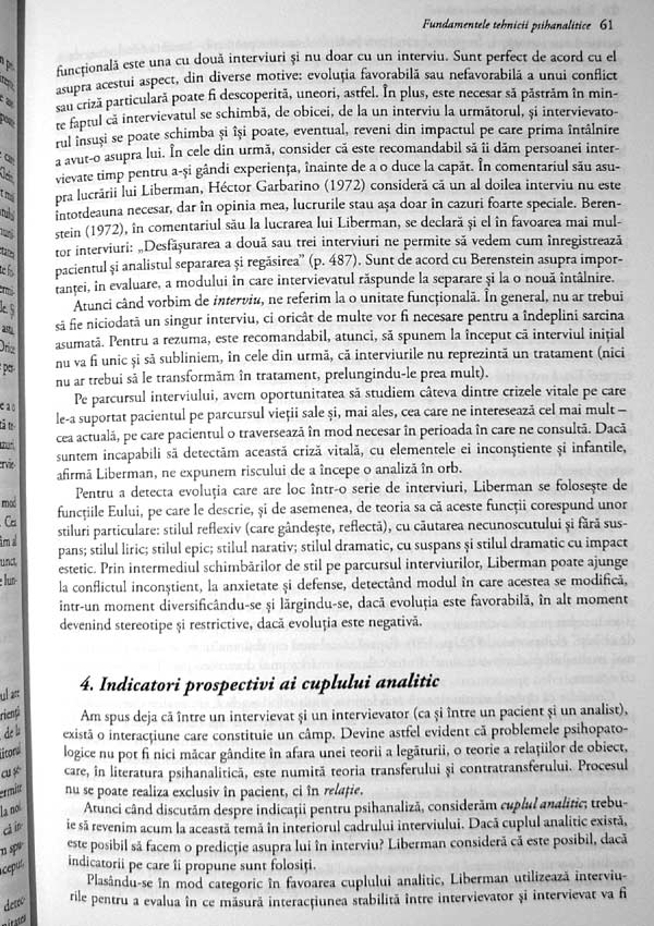 Fundamentele tehnicii psihanalitice - R. Horacio Etchegoyen