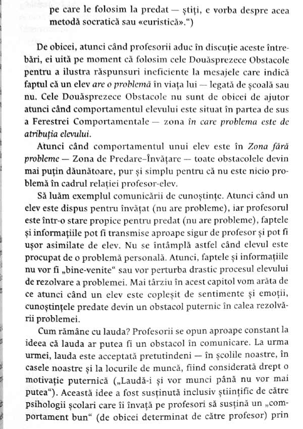 Profesorul eficient. Programul Gordon pentru imbunatatirea relatiei cu elevii - Thomas Gordon