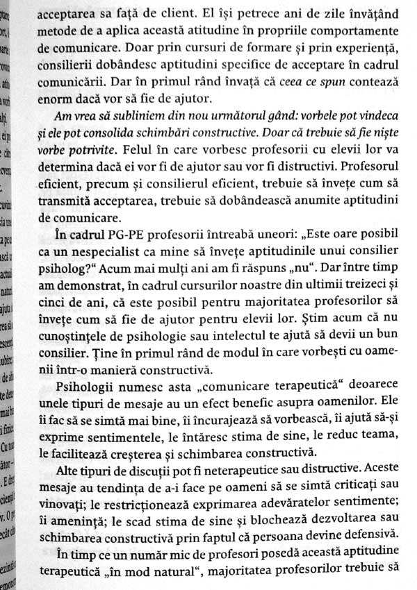 Profesorul eficient. Programul Gordon pentru imbunatatirea relatiei cu elevii - Thomas Gordon