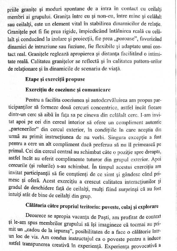 Metafora, autotransformare si dezvoltare personala in grup. O abordare experiential-unificatoare - Razvan Sebastian Stan