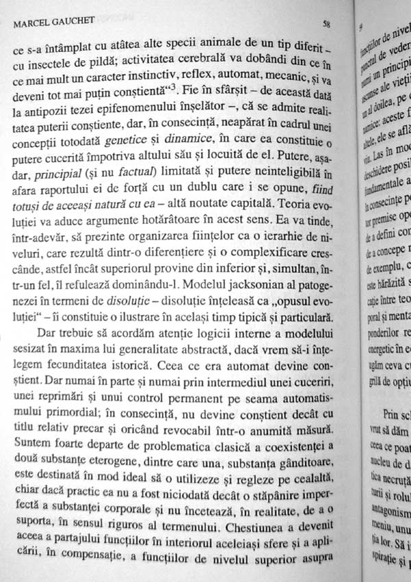 Inconstientul cerebral - Marcel Gauchet