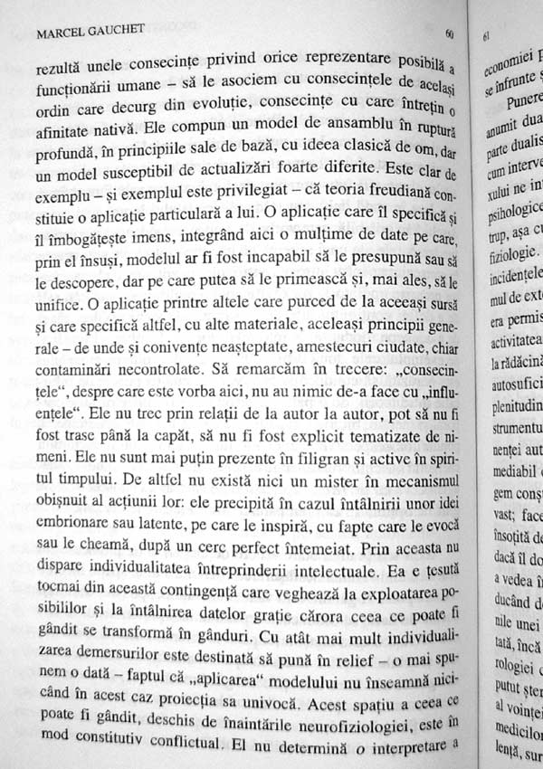 Inconstientul cerebral - Marcel Gauchet